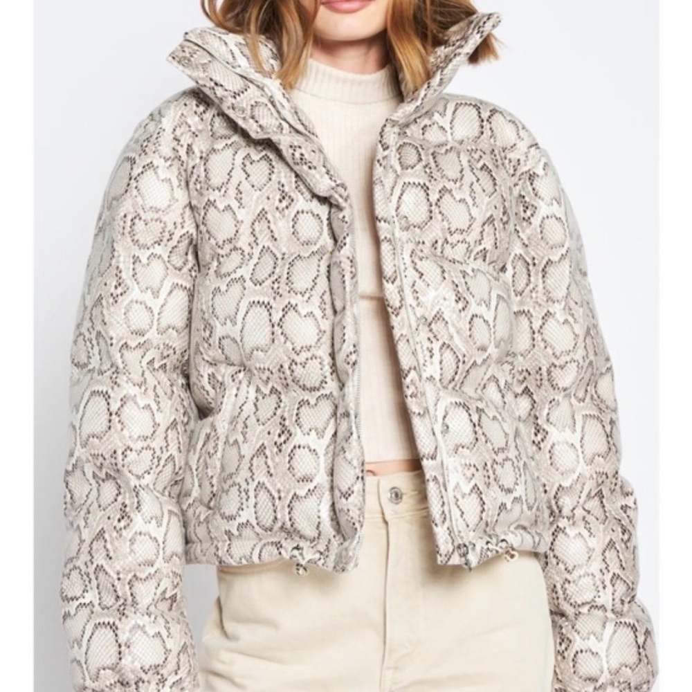 En saison snake print jacket